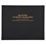 Registre 24x32cm Objets Mobiliers - Spécial Garagistes 100 Pages - Blanc - Exacompta