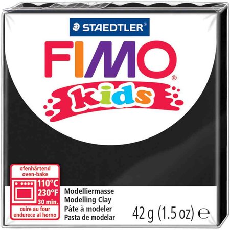 Pâte Fimo Kids 42 g Noir 8030.9