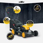 Mowox - tondeuse lithium poussée - em4140pxli 40v - carter acier de 41cm avec mulching