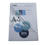 Etui Carton De 50 Pochettes Coin Pvc Premium 18/100e - A4 - Exacompta