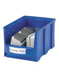 (lot   16 bacs a bec) bac à bec plastique grande ouverture 163 x 100 x 82mm