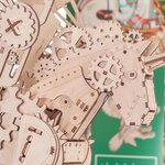 Mr. Playwood kit de maquette licorne bois 156 pièces