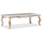 vidaXL Table basse Bois massif de Sesham 110 x 60 x 35 cm