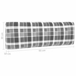 vidaXL Canapé palette 2 places et coussins Pin imprégné de marron miel