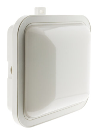 Hublot carré LED 5.5W 450 lm - IP44 - Blanc