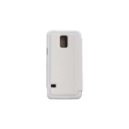 SWISS CHARGER - ETUI FOLIO EN SIMILI CUIR POUR SAMSUNG GALAXY S5 MINI - BLANC