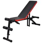 vidaXL Banc réglable d'exercice Positions multiples