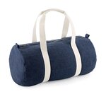 Sac voyage polochon denim - bg646 - bleu marine