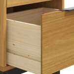 vidaXL Table de chevet FLAM 40x35x80 cm bois de pin massif
