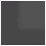 vidaXL Meubles TV muraux 2 Pièces Gris brillant 30 5x30x30 cm