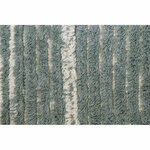Tapis coton réversible - bleu et beige - 80 x 140 cm