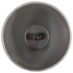vidaXL Lampe suspendue industrielle Gris Fer et bois solide 35 cm E27