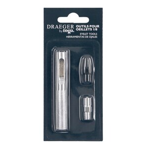 Kit D'outils Pour Pose D'œillets 1/8 - Draeger paris
