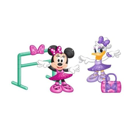 Minnie, 2 figurines articulées 7,5 cm avec accessoires, Theme Ballerine, Jouet pour enfants des 3 ans