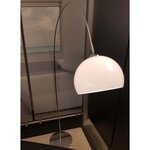 Wofi lampadaire à led sander chrome