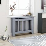 vidaXL Cache-radiateur Anthracite 112x19x81 cm MDF