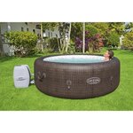 Spa gonflable Lay-Z-Spa St Moritz, 5 / 7 places, diametre 216 x 71 cm, 180 jets d'air