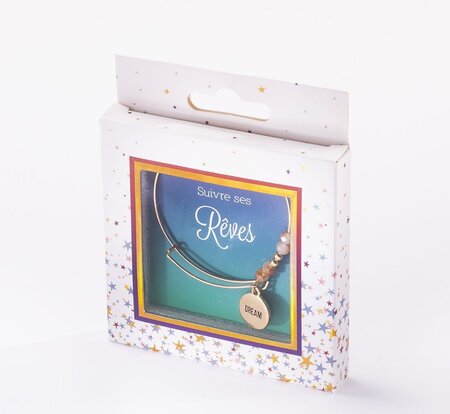 Bracelet dream avec perles blanches