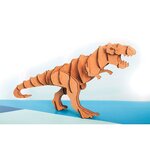 MAQUETTE TYRANOSAURE CARTON 150x150mm