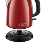 Russell hobbs bouilloire mini colours plus rouge flamme 2400 w 1 l