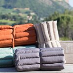 Matelas bain de soleil sormiou taupe tissu 180x60cm