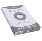 Étui De 100 Fiches - Bristol Quadrillé 5x5 Non Perforé 148x210mm - Blanc - X 10 - Exacompta