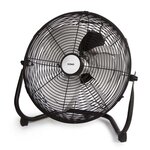 DOMO Ventilateur de plancher 35 cm 65 W Noir DO8134