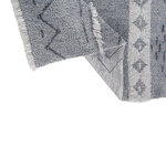 Tapis bohème bleu gris à motifs - 170 x 240 cm
