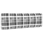 vidaXL Canapé palette 2 places avec coussins Pin imprégné de gris