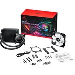 Asus rog strix lc 120 rgb processeur refroidisseur de liquide tout-en-un 12 cm noir
