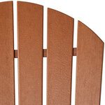 Tectake Chaise de jardin Janis  - marron