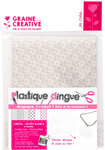 Plastique dingue cristal Motif blanc 6 pièces
