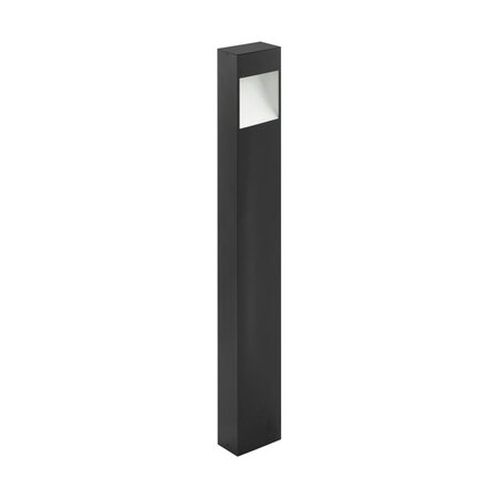 Eglo applique led à capteur d'extérieur manfria 10 w 87 cm anthracite