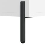 vidaXL Buffet haut Blanc 34 5x34x180 cm Bois d'ingénierie