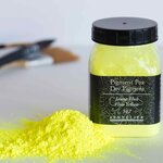 Pigment pour création de peinture - pot 100 g - Jaune citron