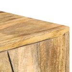 vidaXL Buffet 118x30x75 cm Bois de manguier massif