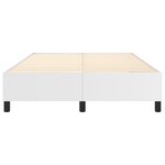 vidaXL Sommier à ressorts de lit Blanc 140x190 cm Similicuir