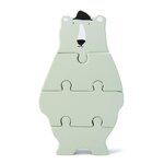Puzzle formes animaux en bois - Mr Polar bear
