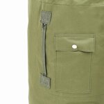 vidaXL Sac de sport style militaire 85 L Vert olive