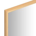 vidaXL Miroir Doré 70x70 cm