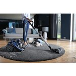 ROWENTA YY4560FE SILENCE FORCE CYCLONIC CAR PRO Aspirateur traîneau sans sac - Collecteur 4,5 L - Silencieux 67dB - Noir et bleu