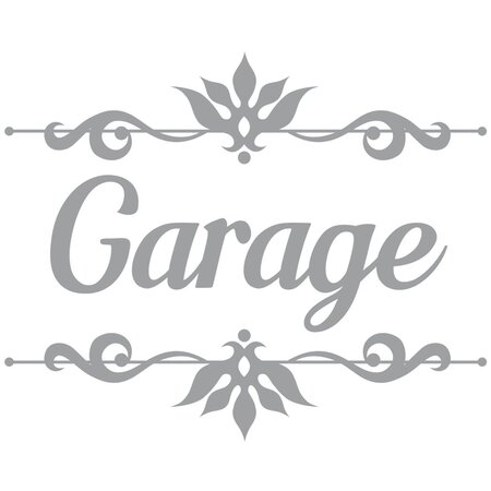 Sticker décoratif de porte garage