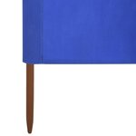 vidaXL Paravent 9 panneaux Tissu 1200 x 160 cm Bleu azuré