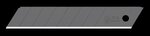 Lame de cutter noire olfa lbb-10b - etui de 10