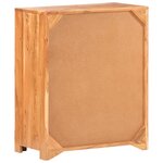 vidaXL Buffet 59x33x75 cm Bois d'acacia massif