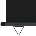vidaXL Auvent latéral de balcon 117x250 cm Noir