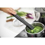 Pince de Cuisine Intérieur Rainuré 28 cm Noir GASTROMAX