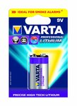 Pile bloc 9 v lithium 'professional lithium' varta