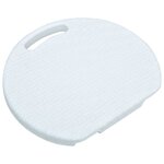 vidaXL Tabourets pliables de jardin lot de 4 blanc PEHD aspect rotin