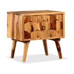 vidaXL Meuble de chevet avec 1 tiroir Bois